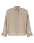 Brunello Cucinelli Brunello Cucinelli Dazzling Cascade Cuffs Shirt