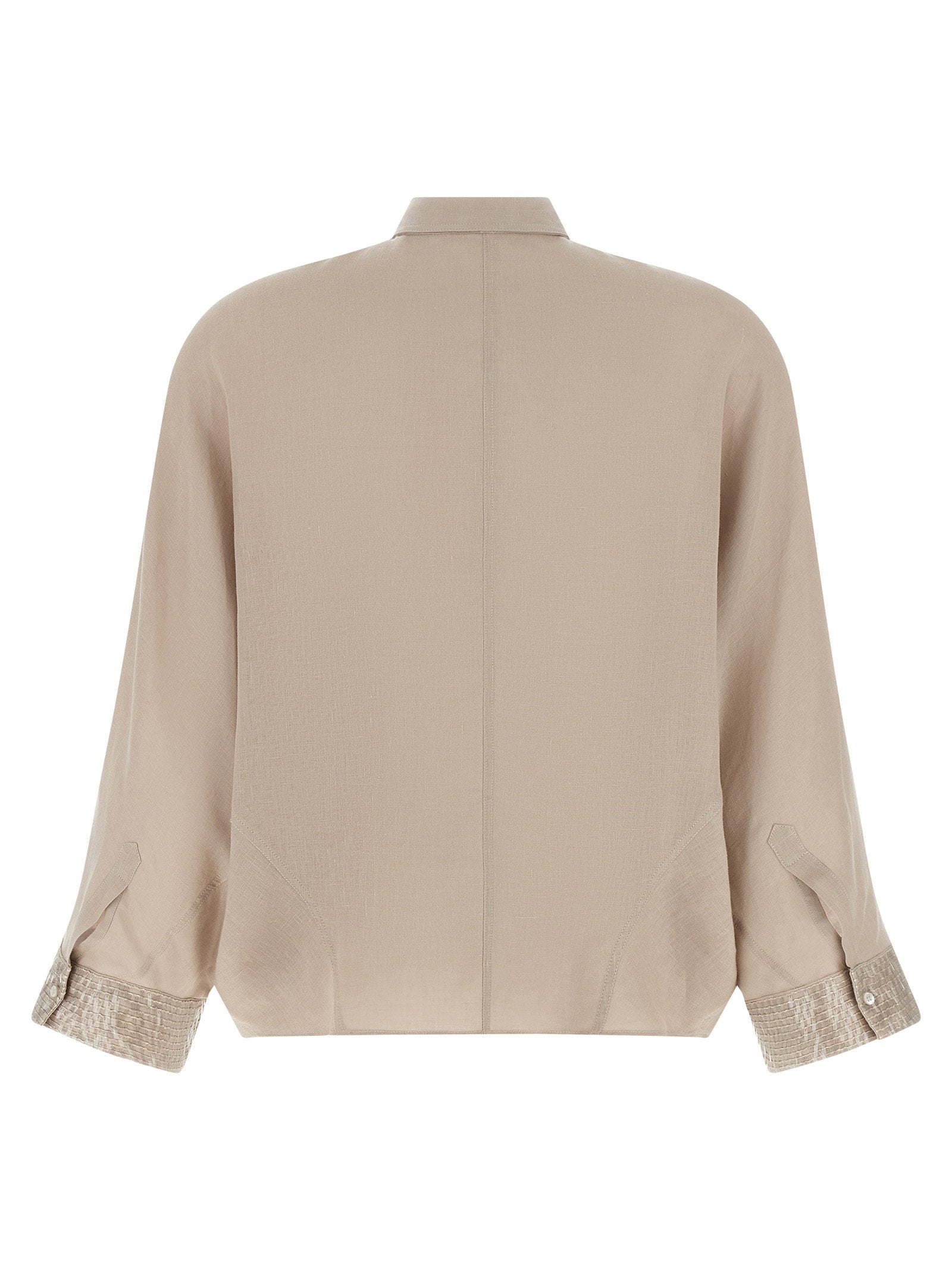 Brunello Cucinelli Brunello Cucinelli Dazzling Cascade Cuffs Shirt
