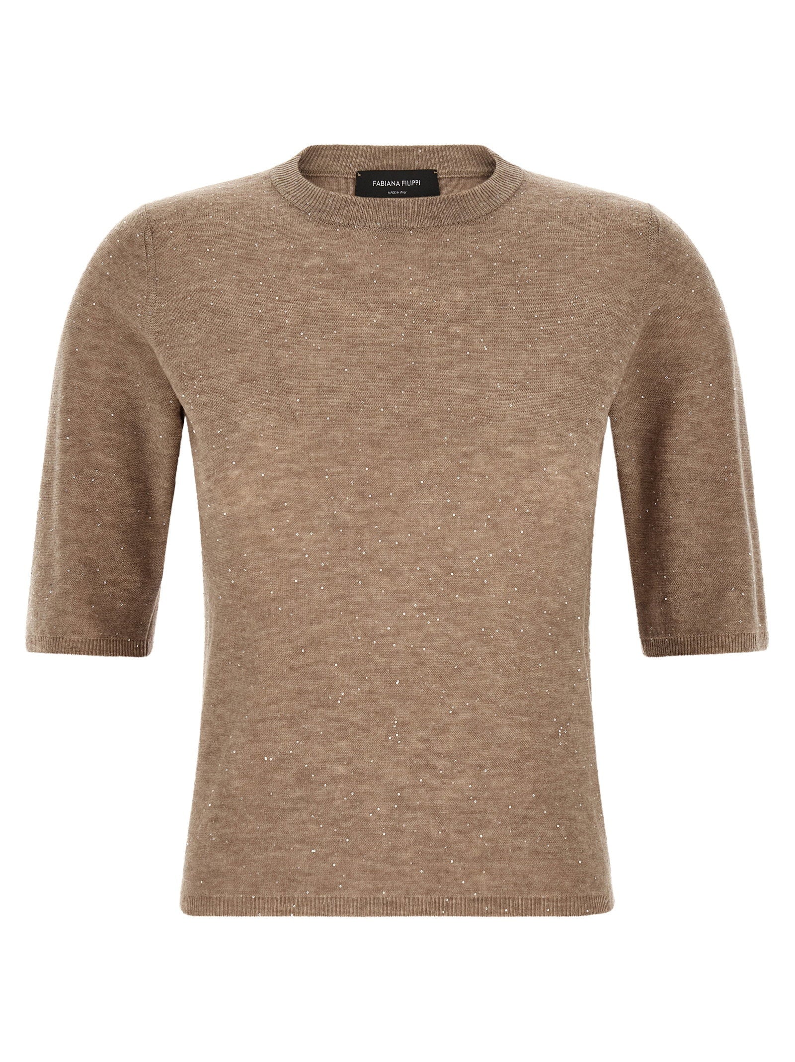 Fabiana Filippi Fabiana Filippi Micro Sequin T-shirt
