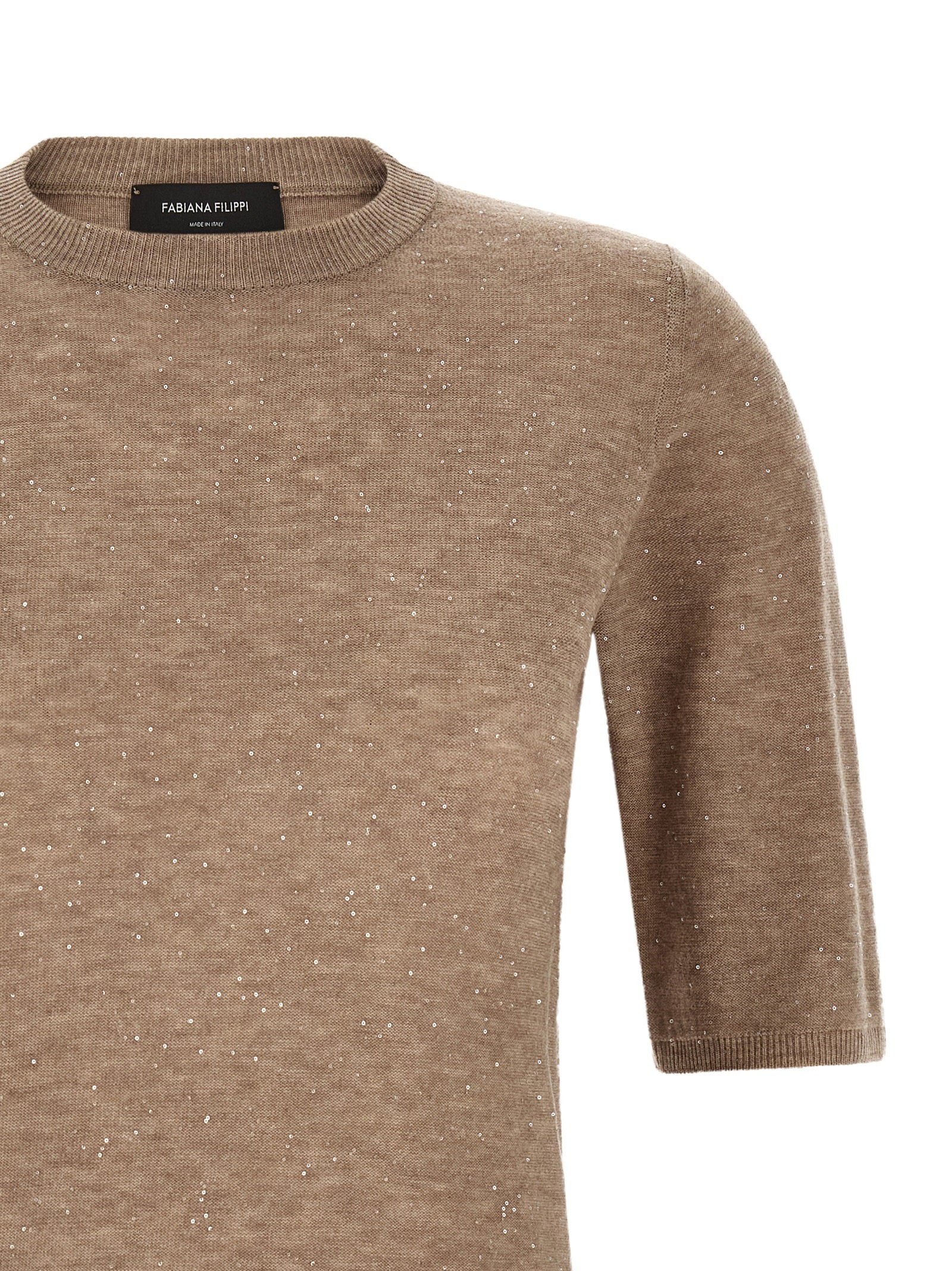 Fabiana Filippi Fabiana Filippi Micro Sequin T-shirt