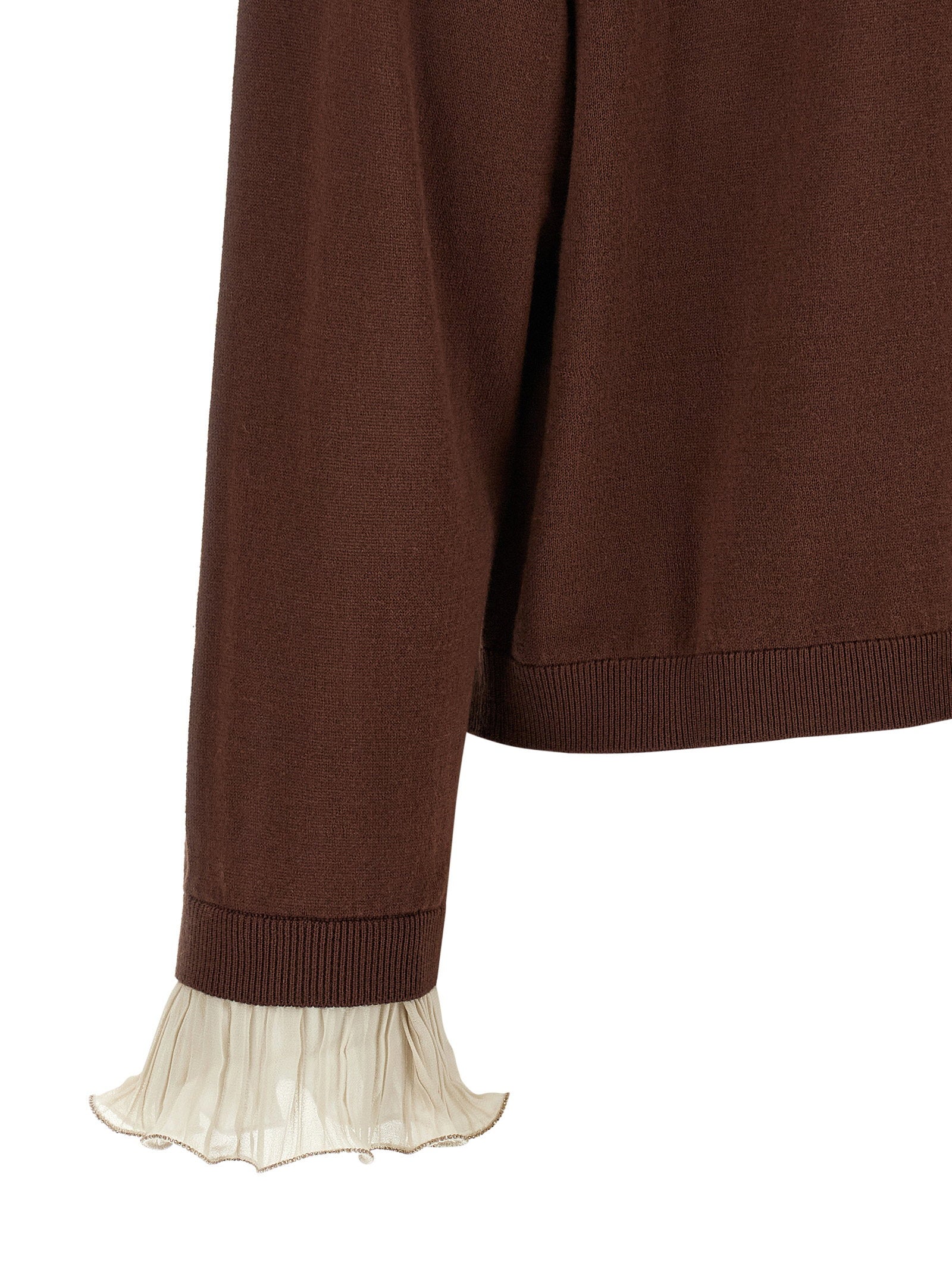 Fabiana Filippi Fabiana Filippi Pleated Cuffs Sweater