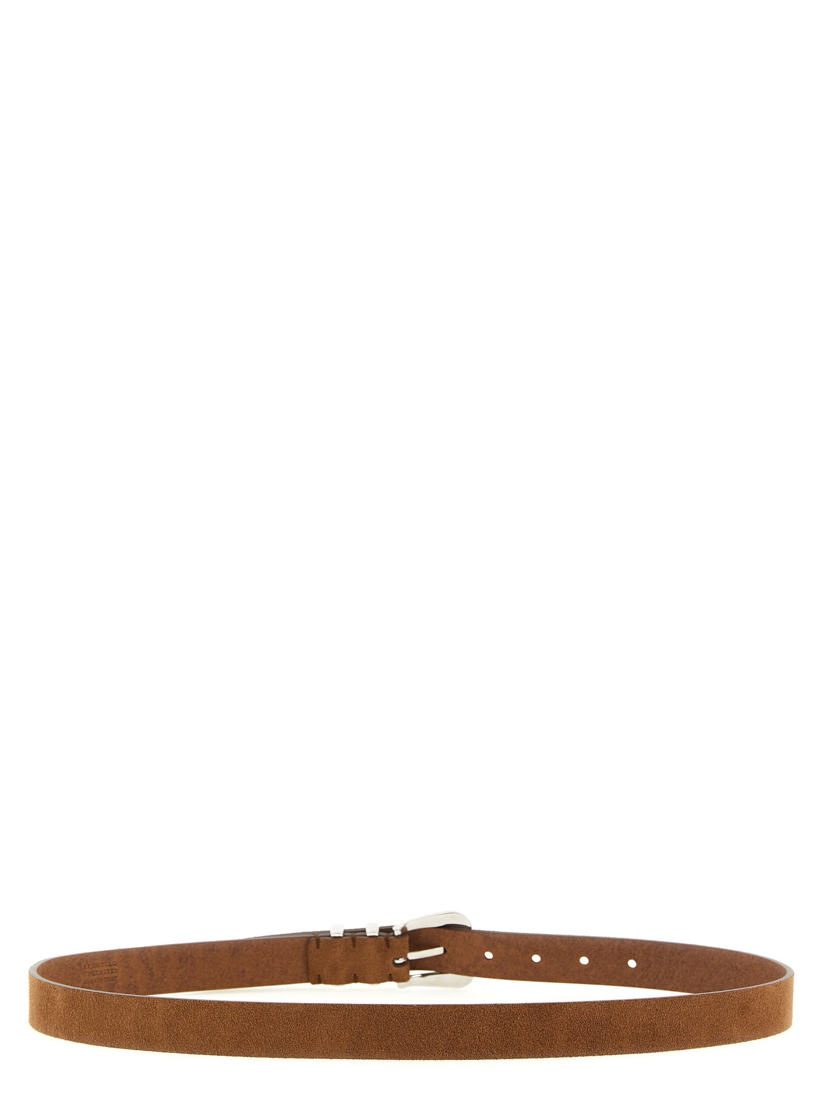 Brunello Cucinelli Brunello Cucinelli Metal Toe Cap Belt