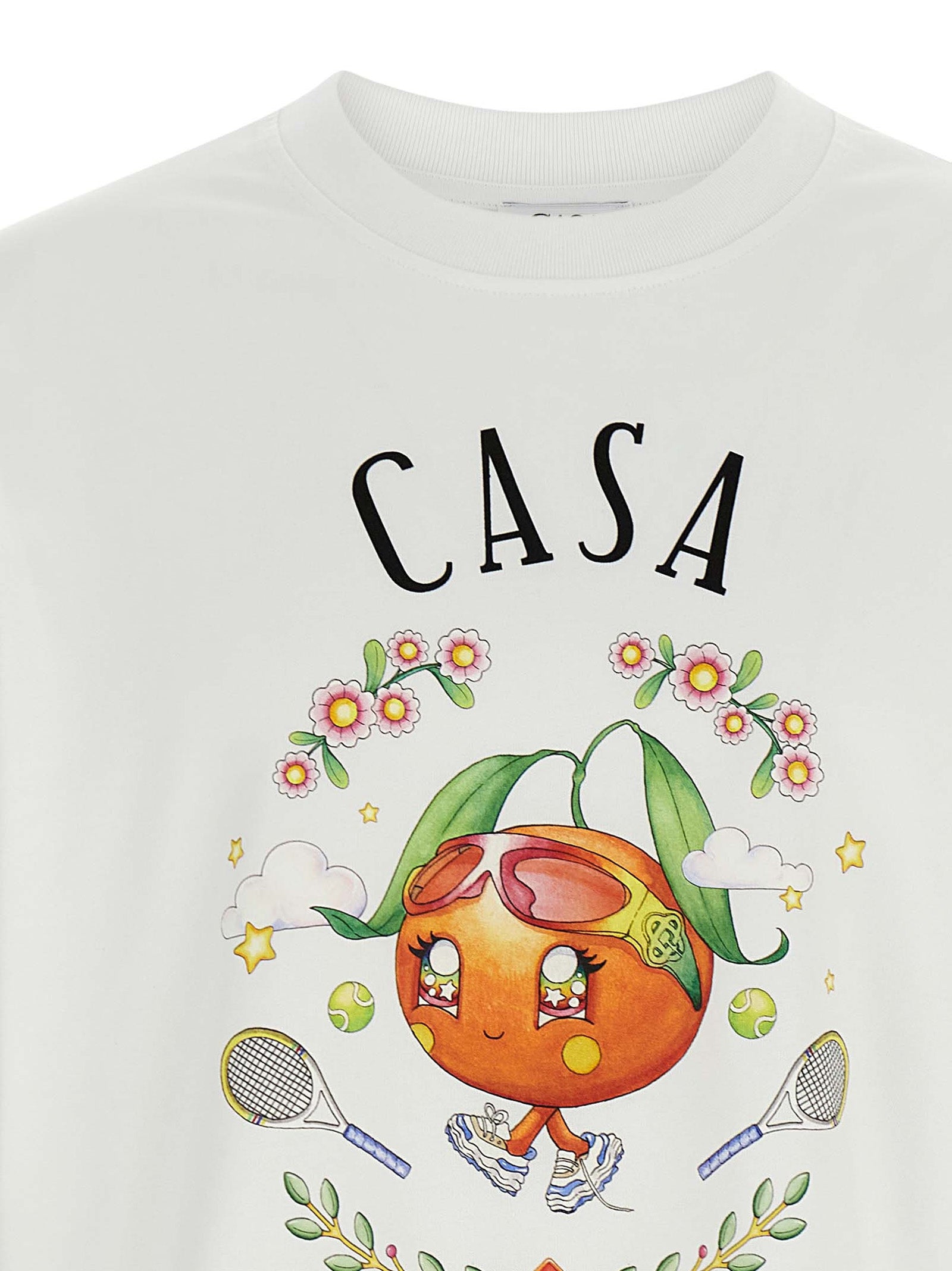 Casablanca Casablanca Casa Way Orange Mascot T-shirt
