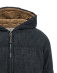 Brunello Cucinelli Brunello Cucinelli Denim-effect Twill Down Jacket