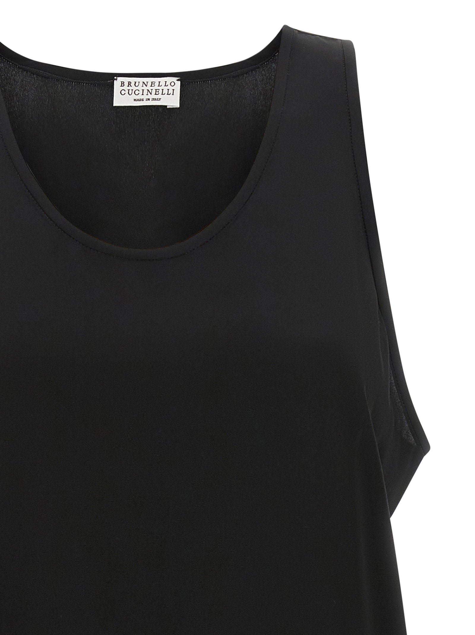 Brunello Cucinelli Brunello Cucinelli Monile Silk Top