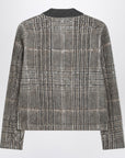 Brunello Cucinelli Brunello Cucinelli Jacquard cardigan with Dazzling Check Embroidery