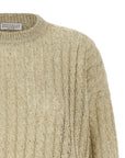 Brunello Cucinelli Brunello Cucinelli Dazzling Cable Sweater