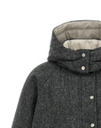 Brunello Cucinelli Brunello Cucinelli Shiny Zipper Pull Down Jacket