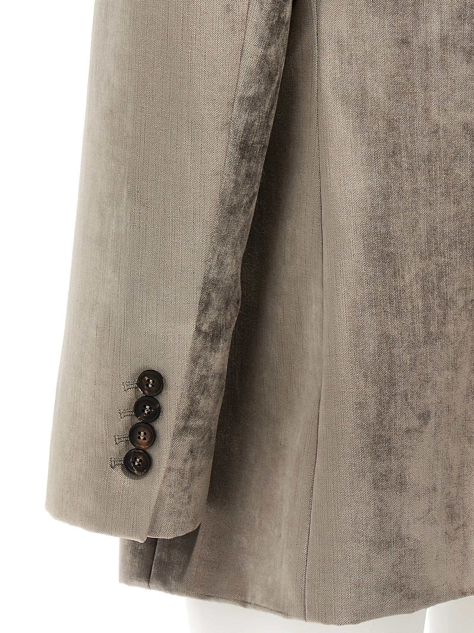 Brunello Cucinelli Brunello Cucinelli Single-breasted Chenille Blazer