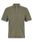 Brunello Cucinelli Brunello Cucinelli Faux Layering Polo Shirt
