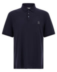 Brunello Cucinelli Brunello Cucinelli Logo Piqué Polo Shirt