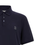 Brunello Cucinelli Brunello Cucinelli Logo Piqué Polo Shirt