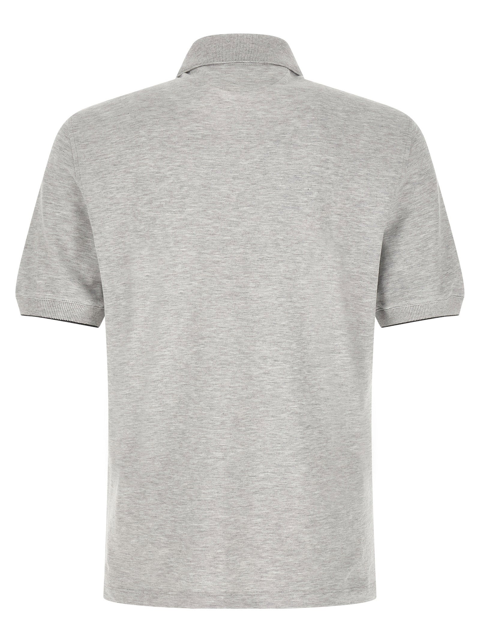 Brunello Cucinelli Brunello Cucinelli Logo Piqué Polo Shirt