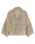 Brunello Cucinelli Brunello Cucinelli Dazzling Cable Cardigan
