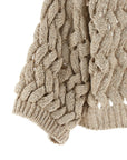 Brunello Cucinelli Brunello Cucinelli Dazzling Cable Cardigan
