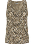 Brunello Cucinelli Brunello Cucinelli Dazzling Chevron Embroidery Top
