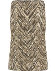 Brunello Cucinelli Brunello Cucinelli Dazzling Chevron Embroidery Top