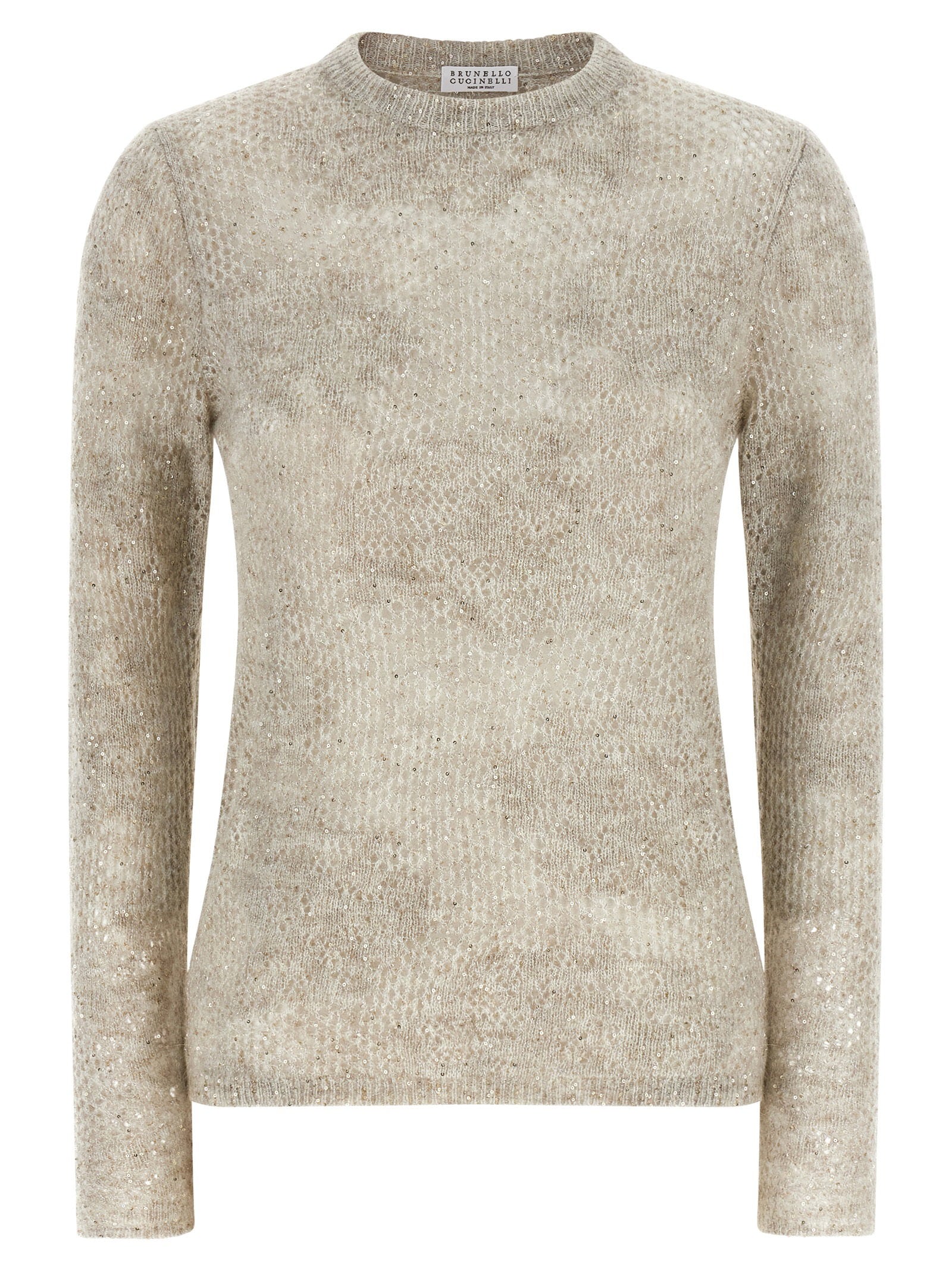 Brunello Cucinelli Brunello Cucinelli Flower Lace Sweater