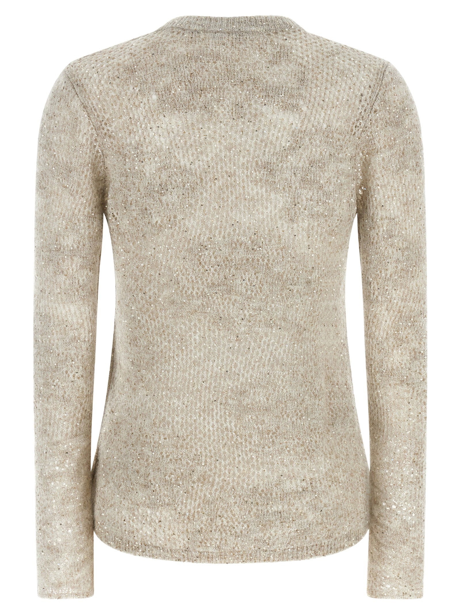 Brunello Cucinelli Brunello Cucinelli Flower Lace Sweater