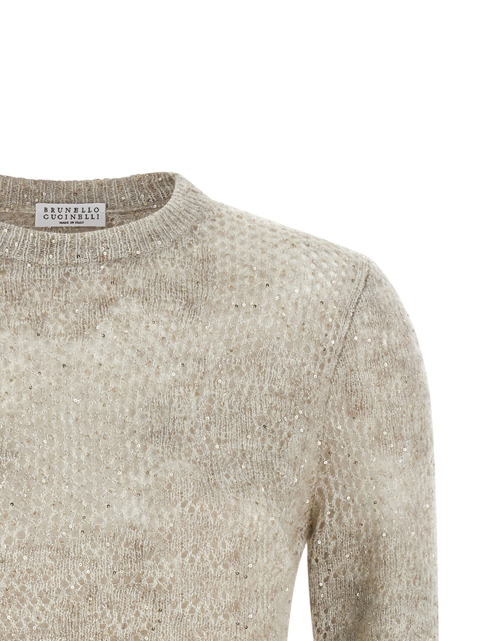 Brunello Cucinelli Brunello Cucinelli Flower Lace Sweater