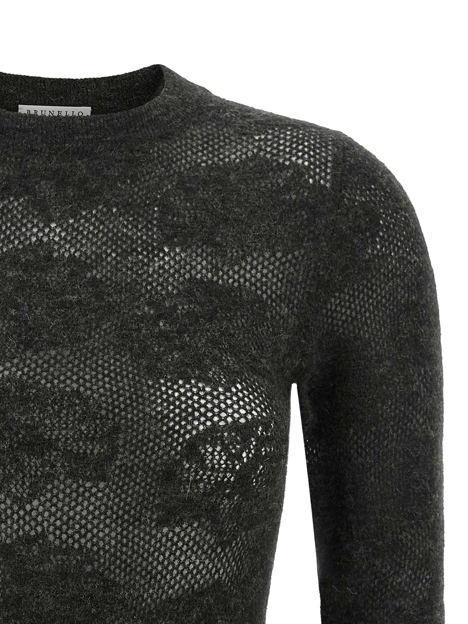 Brunello Cucinelli Brunello Cucinelli Flower Lace Sweater