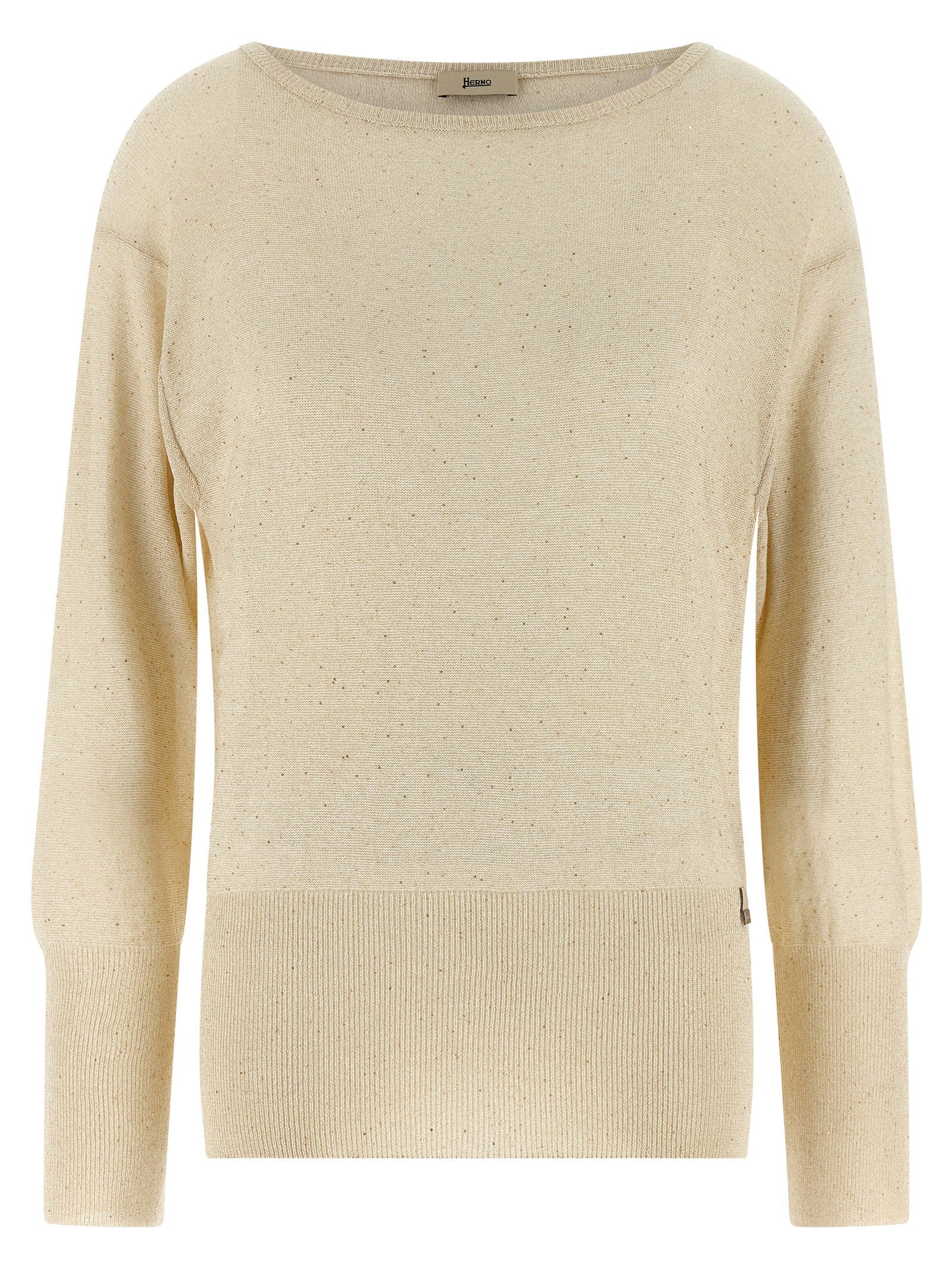 Herno Herno Lamé And Sequin Yarn Sweater