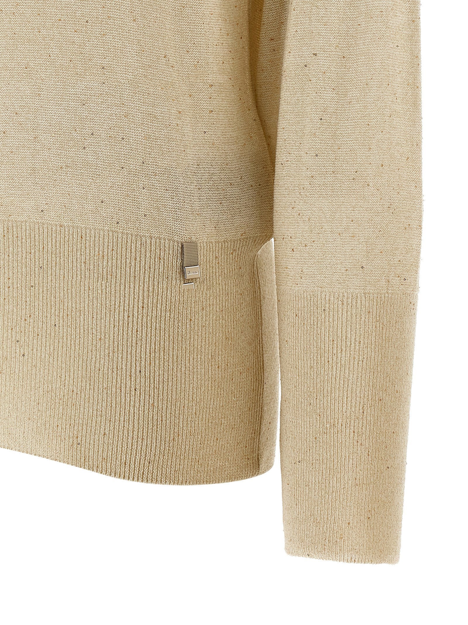 Herno Herno Lamé And Sequin Yarn Sweater