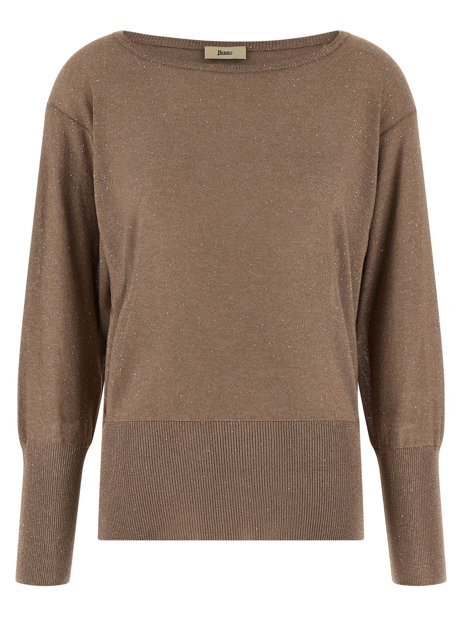 Herno Herno Lamé And Sequin Yarn Sweater