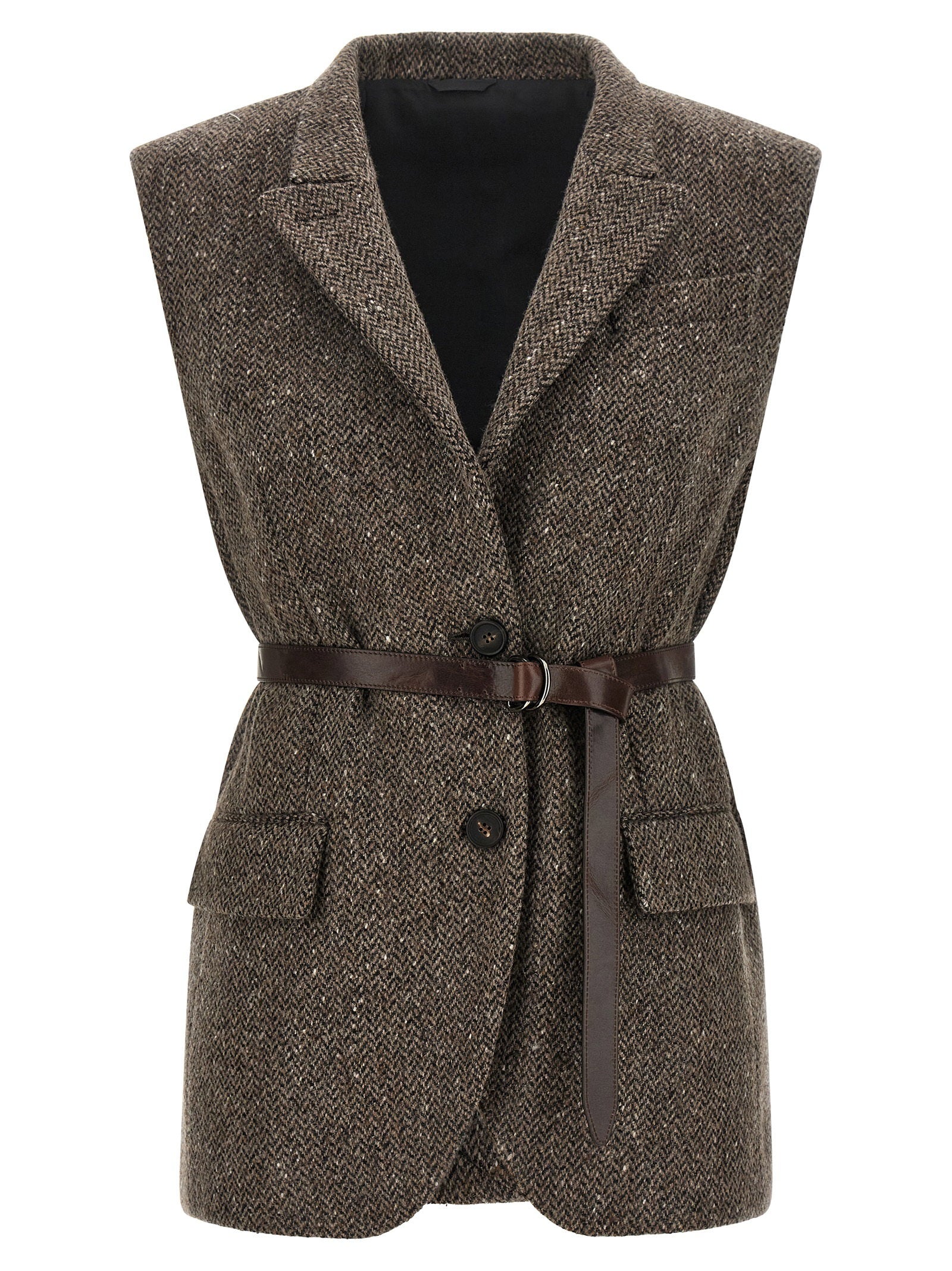 Brunello Cucinelli Brunello Cucinelli Mélange Wool Vest