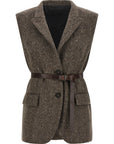 Brunello Cucinelli Brunello Cucinelli Mélange Wool Vest