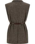 Brunello Cucinelli Brunello Cucinelli Mélange Wool Vest