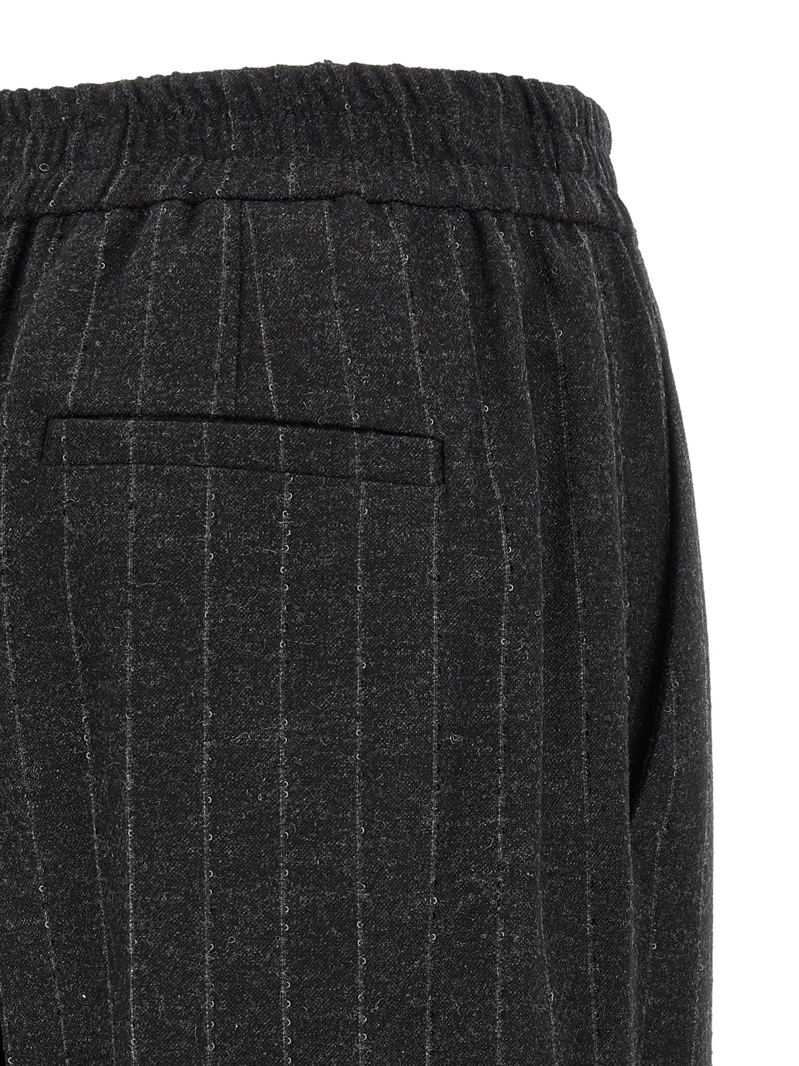 Brunello Cucinelli Brunello Cucinelli Micro Sequin Pinstripe Pants