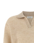 Brunello Cucinelli Brunello Cucinelli Waffle Processing Polo Shirt