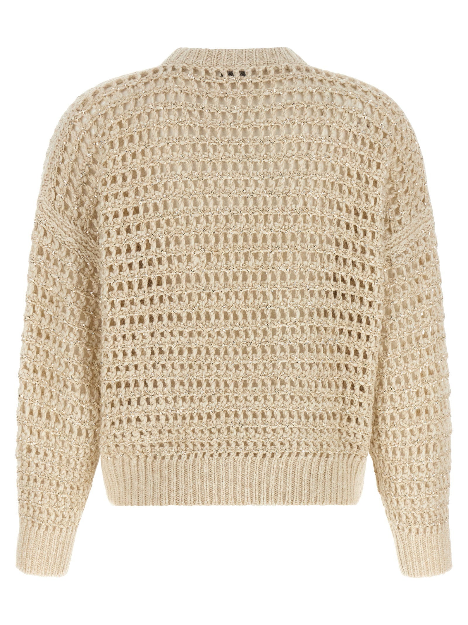 Brunello Cucinelli Brunello Cucinelli Dazzling Braids Sweater