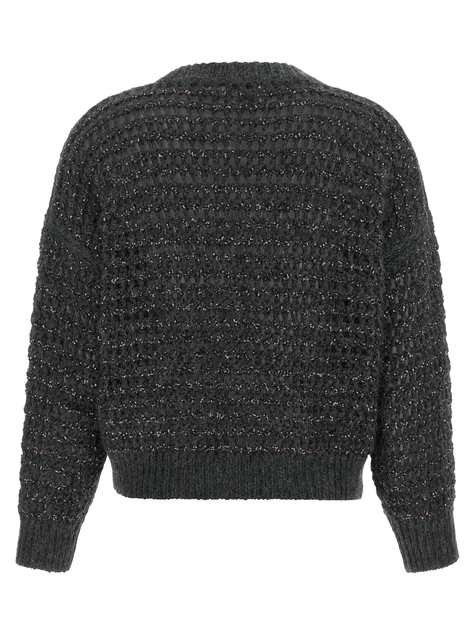 Brunello Cucinelli Brunello Cucinelli Dazzling Braids Sweater