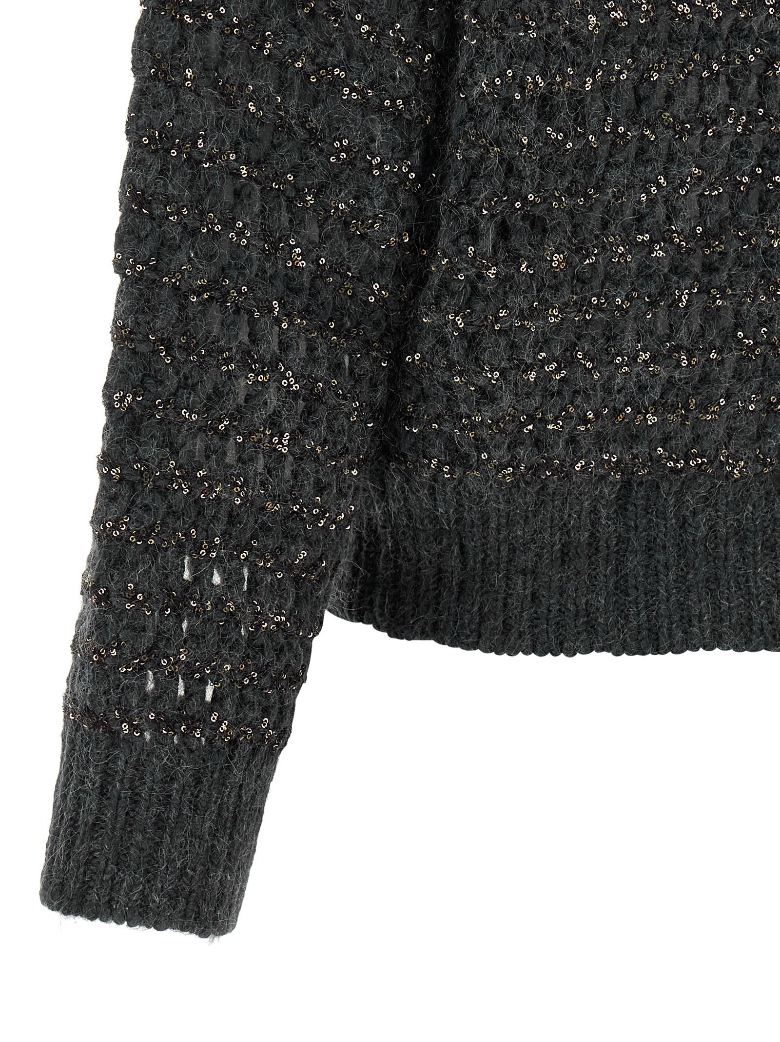 Brunello Cucinelli Brunello Cucinelli Dazzling Braids Sweater