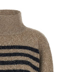 Brunello Cucinelli Brunello Cucinelli Dazzling Stripes Sweater