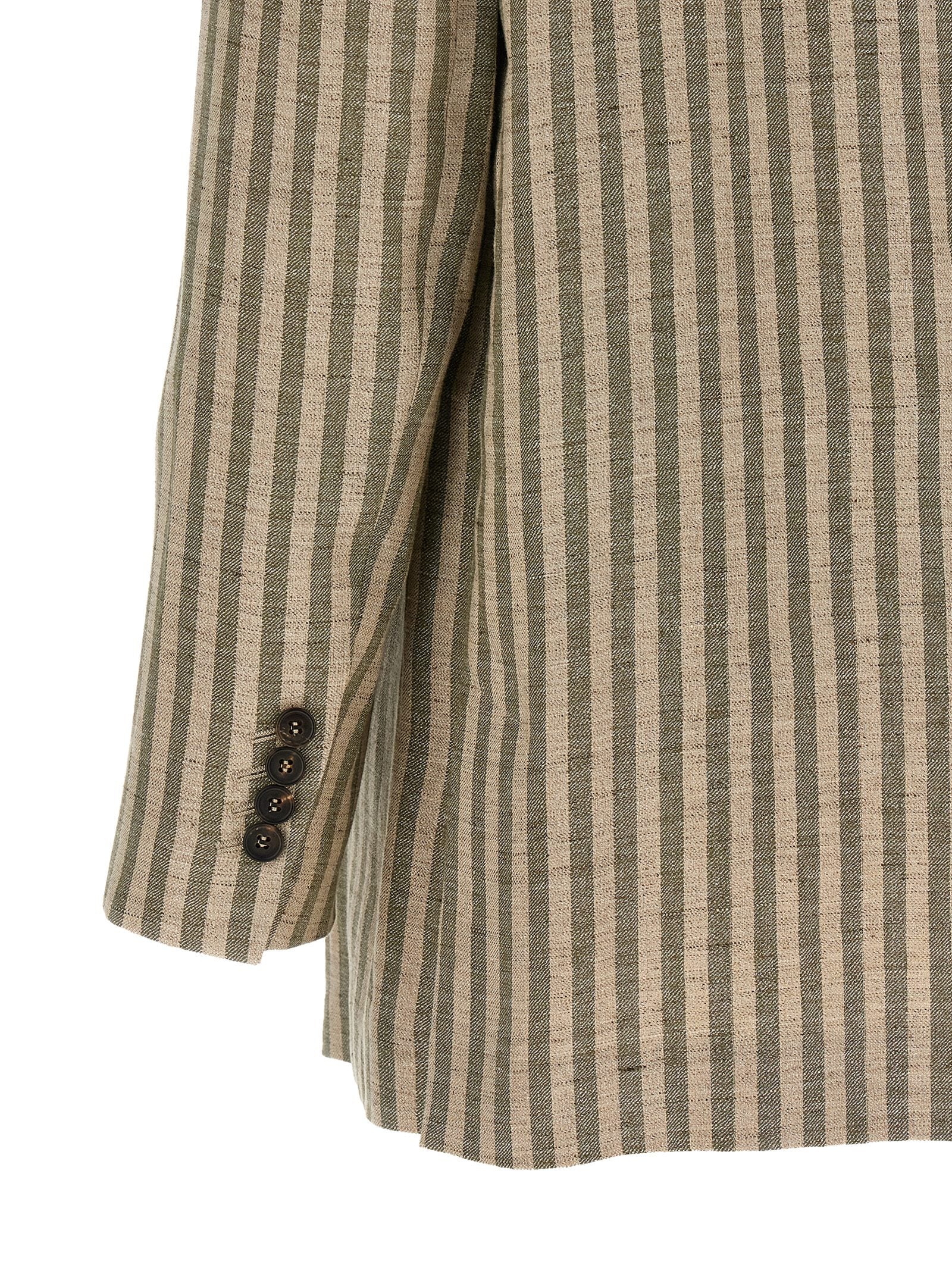 Brunello Cucinelli Brunello Cucinelli Striped Blazer