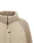 Brunello Cucinelli Brunello Cucinelli Knit Insert Down Jacket