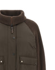 Brunello Cucinelli Brunello Cucinelli Knit Insert Down Jacket