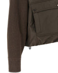Brunello Cucinelli Brunello Cucinelli Knit Insert Down Jacket