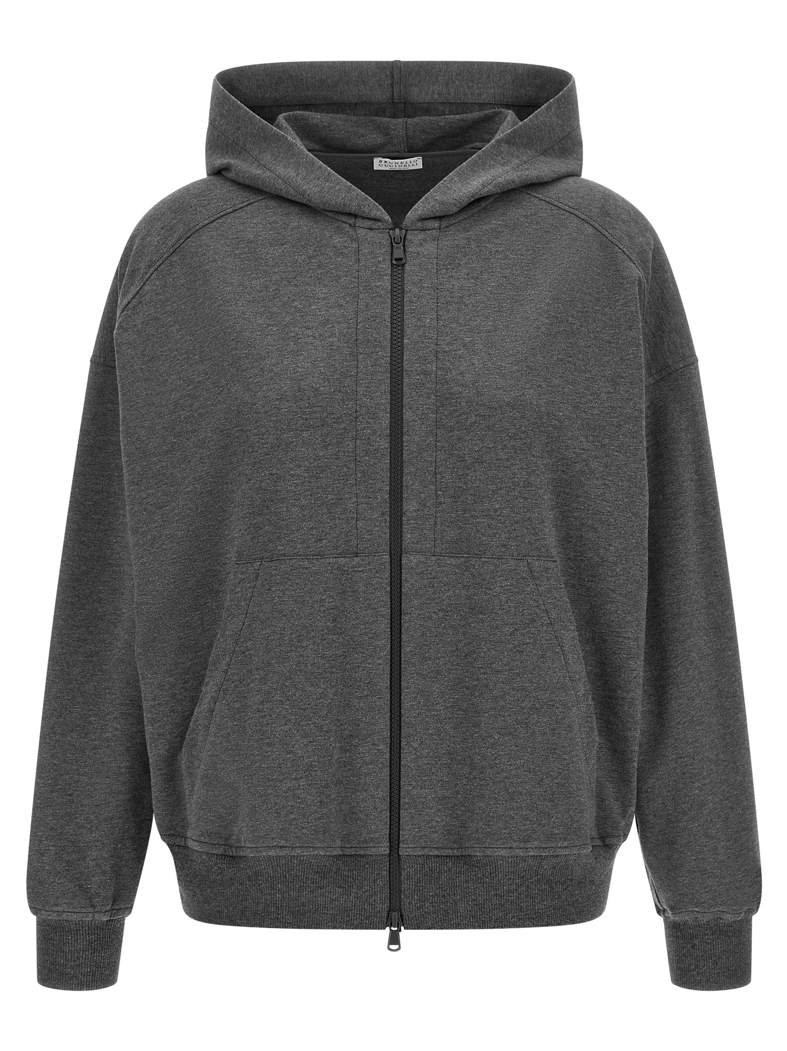 Brunello Cucinelli Brunello Cucinelli Shiny Trims Hoodie