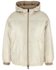 Brunello Cucinelli Brunello Cucinelli Laminated Reversible Down Jacket