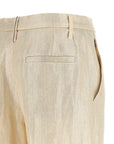 Brunello Cucinelli Brunello Cucinelli Lamé Linen Pants