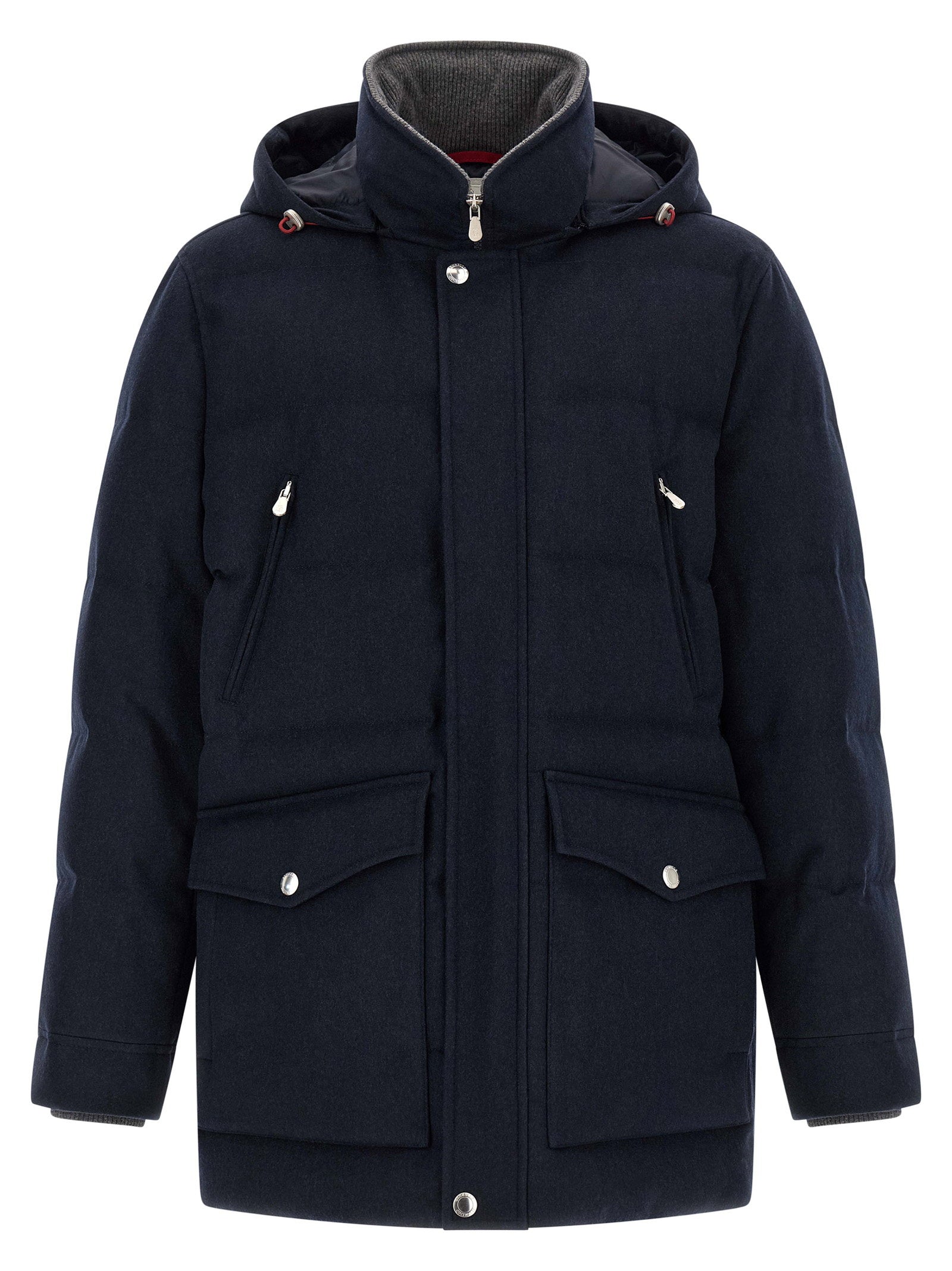 Brunello Cucinelli Brunello Cucinelli Wool Flannel Parka
