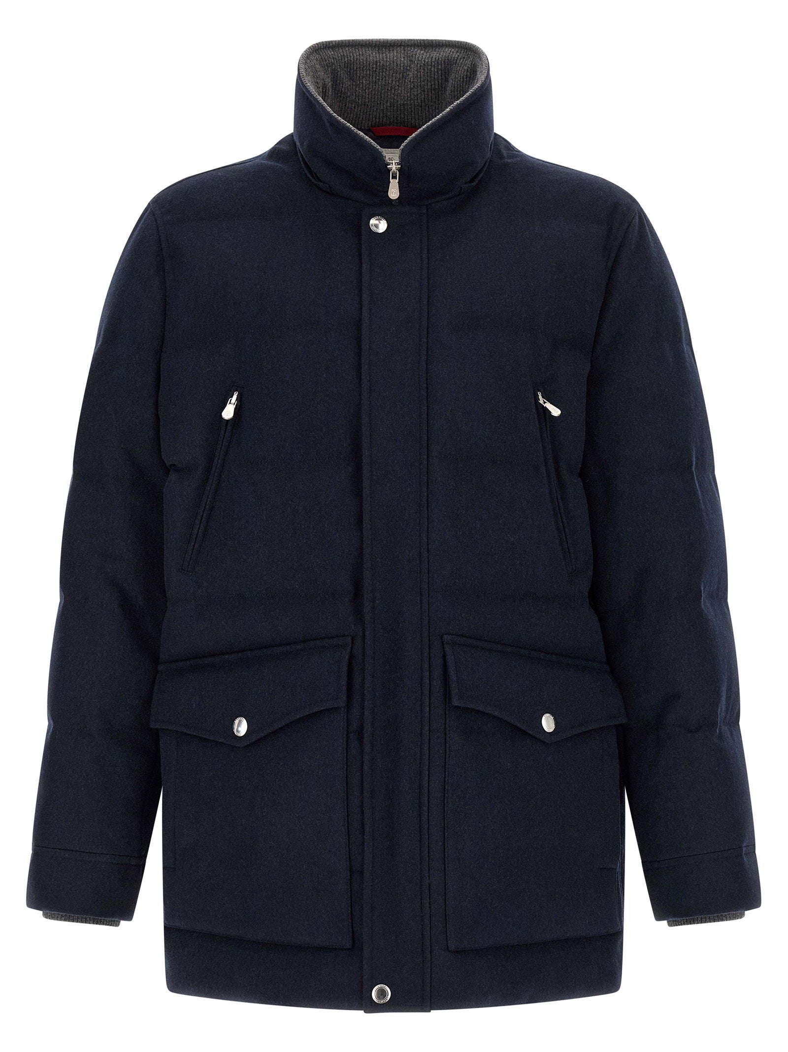 Brunello Cucinelli Brunello Cucinelli Wool Flannel Parka