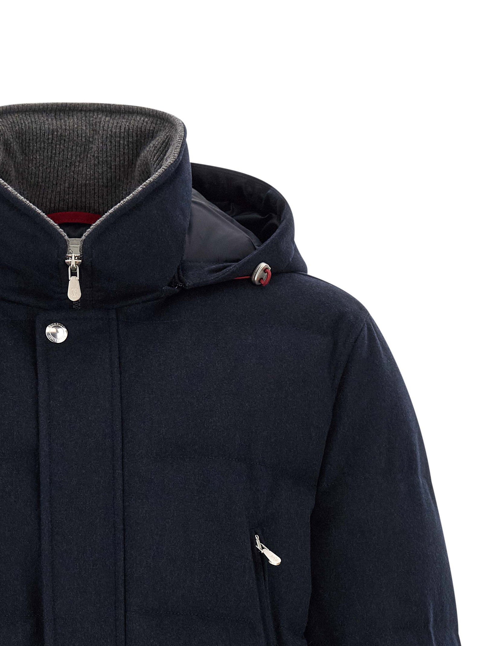 Brunello Cucinelli Brunello Cucinelli Wool Flannel Parka