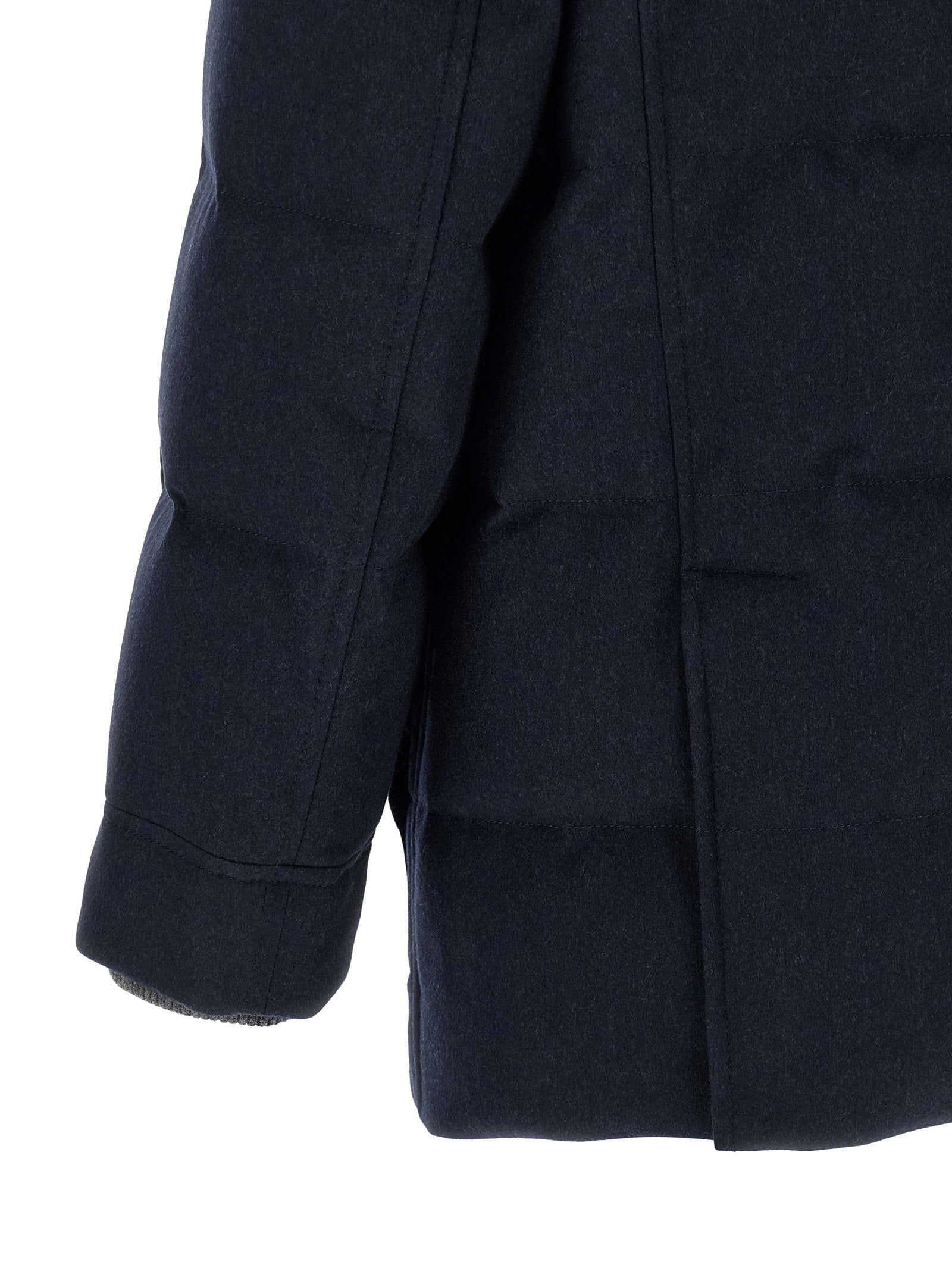 Brunello Cucinelli Brunello Cucinelli Wool Flannel Parka