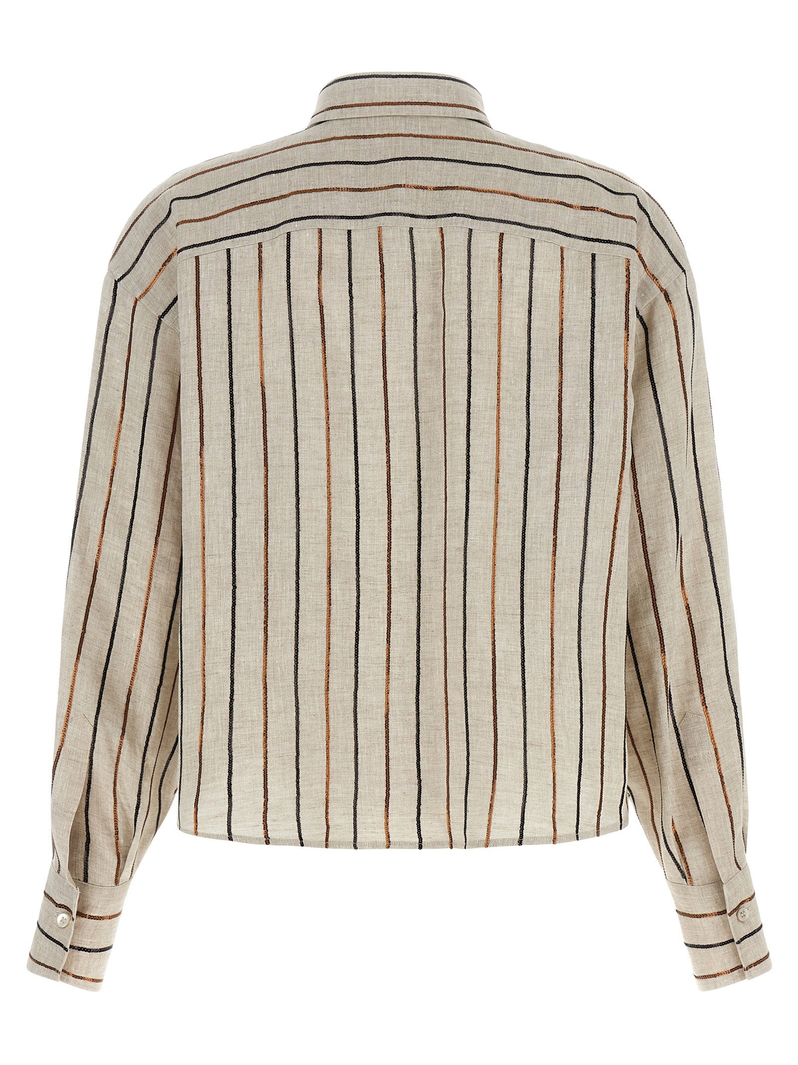Brunello Cucinelli Brunello Cucinelli Sparkling Stripes Shirt