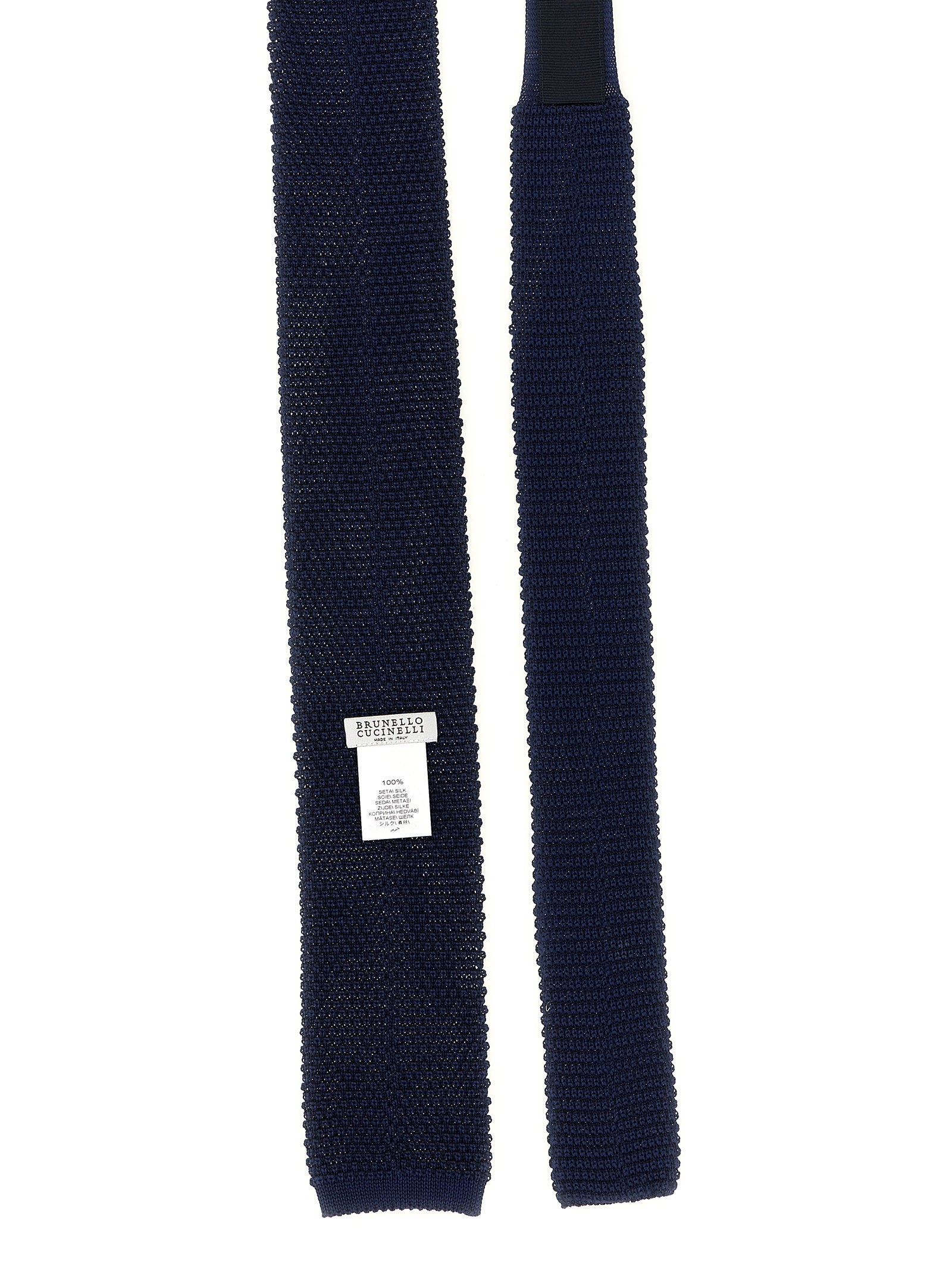 Brunello Cucinelli Brunello Cucinelli Silk Knit Tie